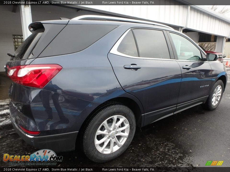 2018 Chevrolet Equinox LT AWD Storm Blue Metallic / Jet Black Photo #3