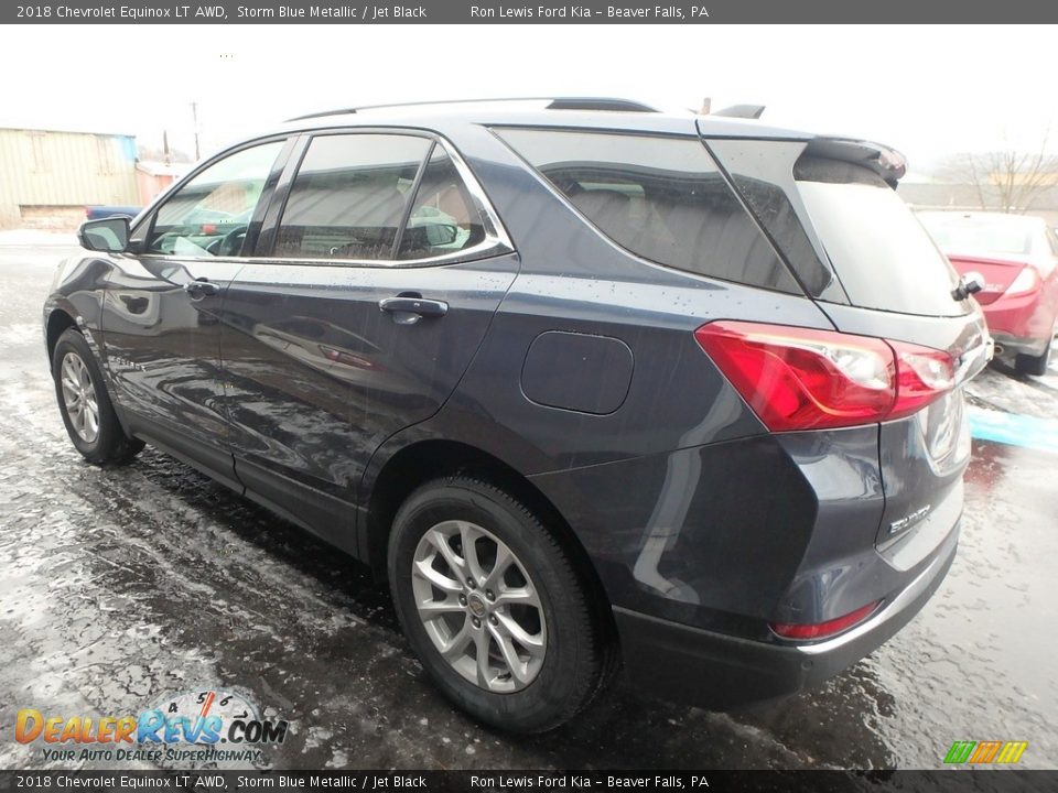 2018 Chevrolet Equinox LT AWD Storm Blue Metallic / Jet Black Photo #5