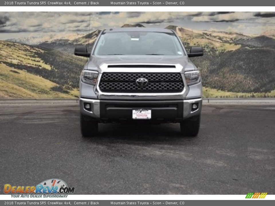 2018 Toyota Tundra SR5 CrewMax 4x4 Cement / Black Photo #2