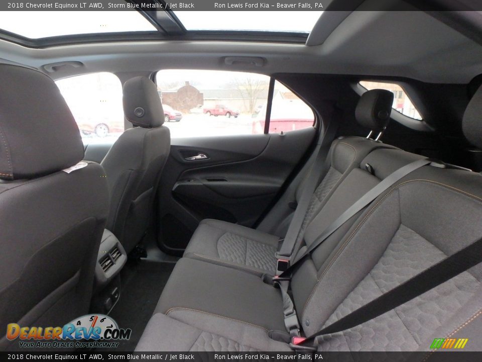 2018 Chevrolet Equinox LT AWD Storm Blue Metallic / Jet Black Photo #11