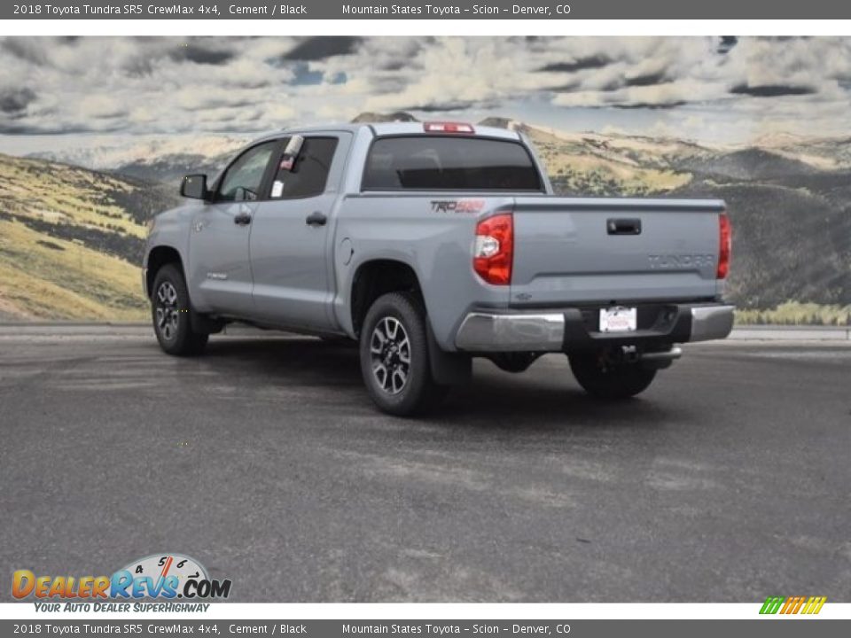 2018 Toyota Tundra SR5 CrewMax 4x4 Cement / Black Photo #3