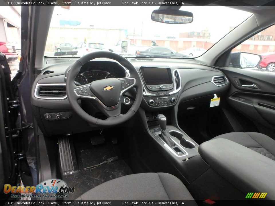 2018 Chevrolet Equinox LT AWD Storm Blue Metallic / Jet Black Photo #12