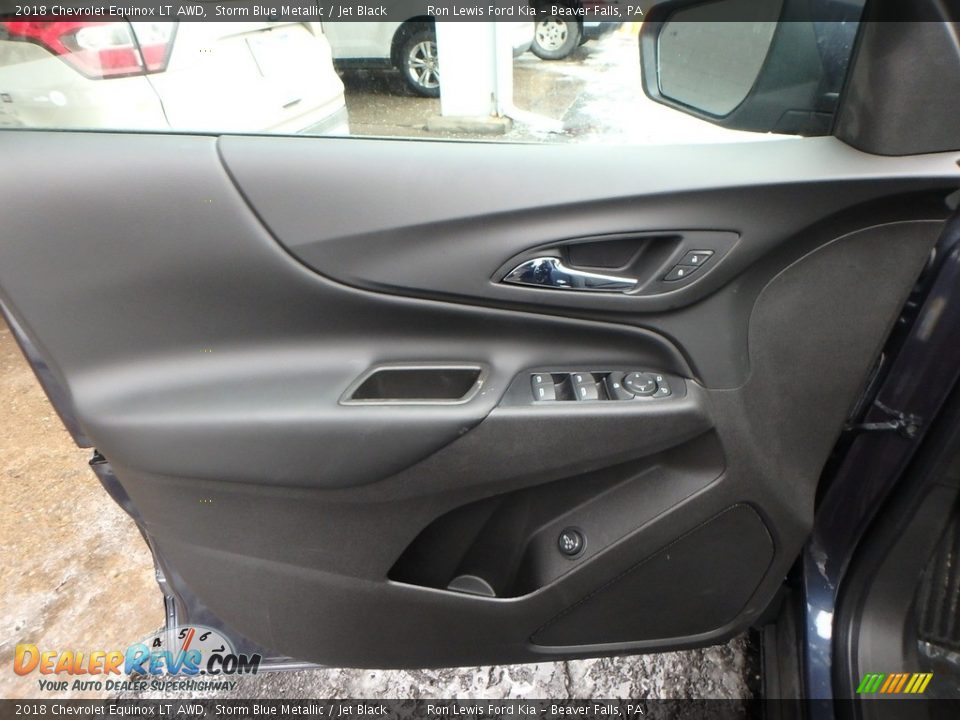 2018 Chevrolet Equinox LT AWD Storm Blue Metallic / Jet Black Photo #13