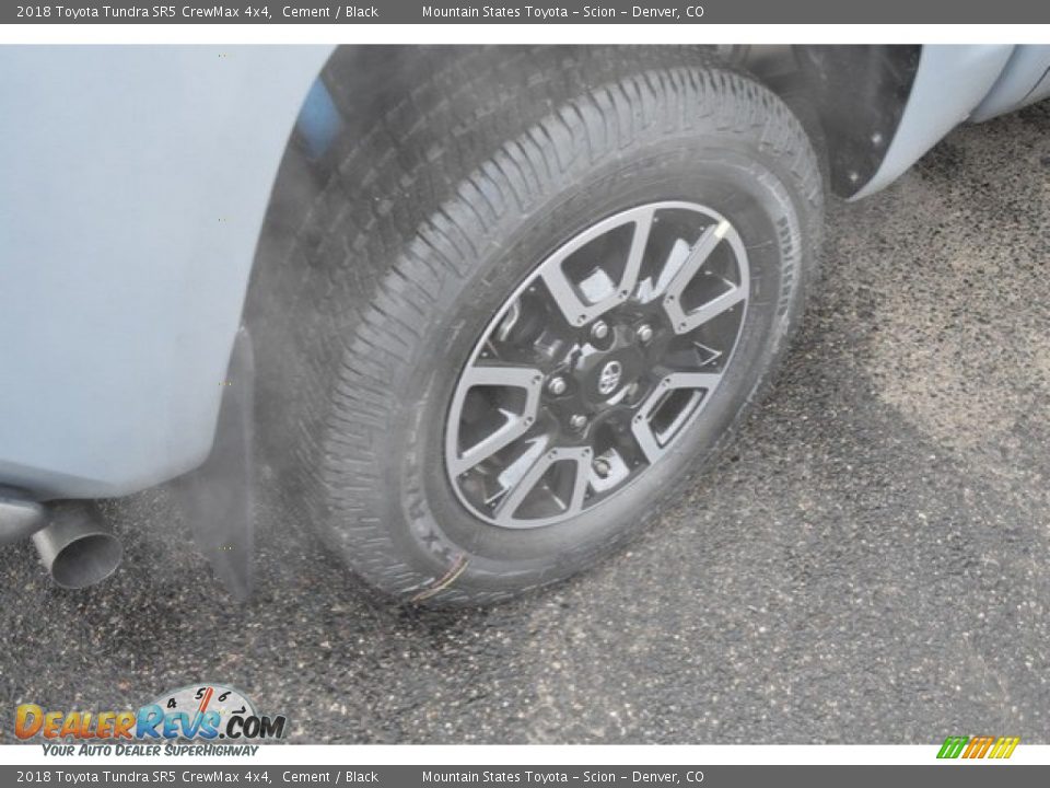 2018 Toyota Tundra SR5 CrewMax 4x4 Cement / Black Photo #9