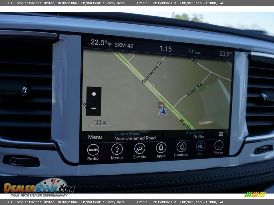 Navigation of 2018 Chrysler Pacifica Limited Photo #15