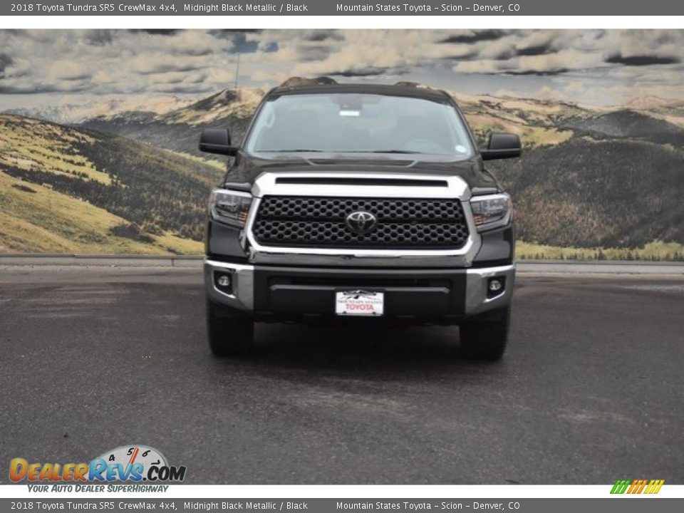 2018 Toyota Tundra SR5 CrewMax 4x4 Midnight Black Metallic / Black Photo #2