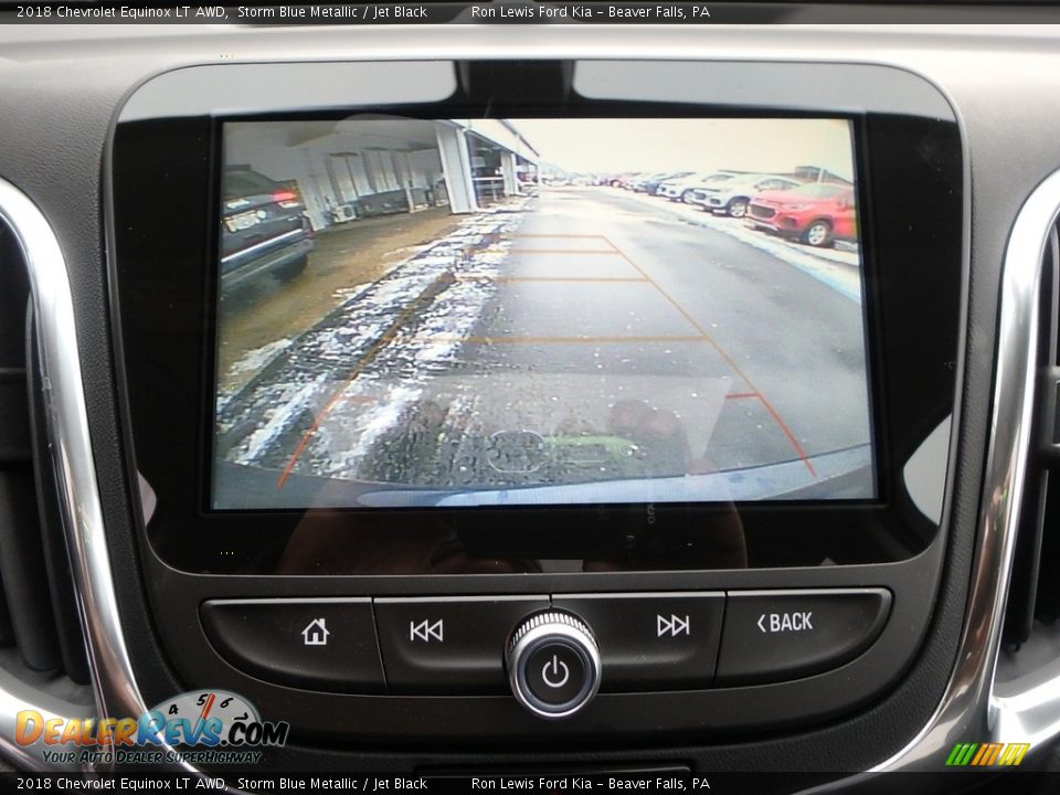 2018 Chevrolet Equinox LT AWD Storm Blue Metallic / Jet Black Photo #18