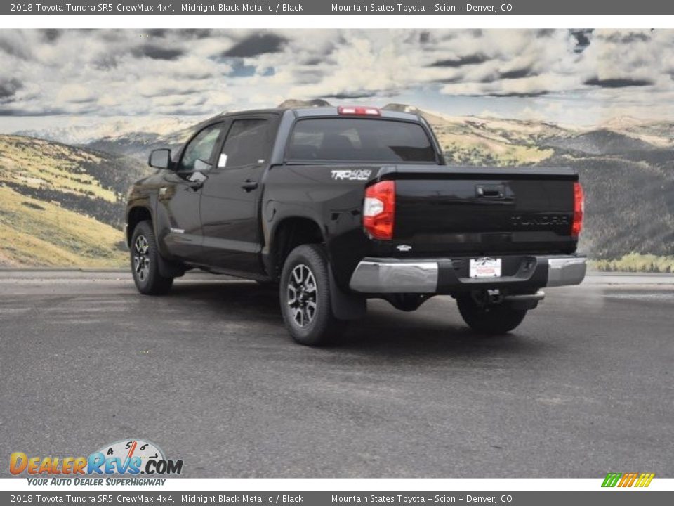 2018 Toyota Tundra SR5 CrewMax 4x4 Midnight Black Metallic / Black Photo #3