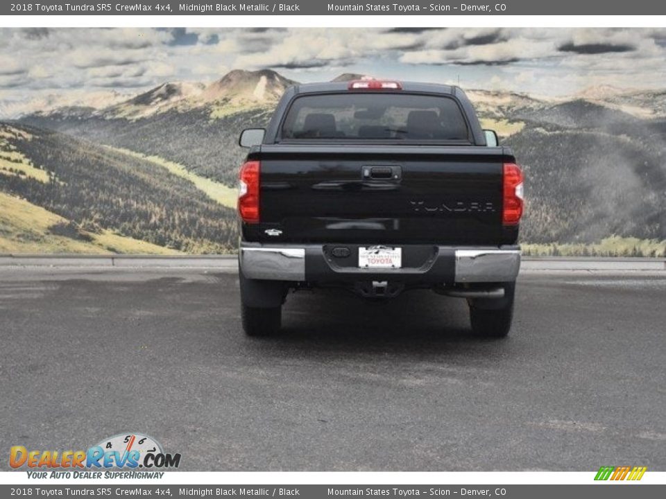 2018 Toyota Tundra SR5 CrewMax 4x4 Midnight Black Metallic / Black Photo #4