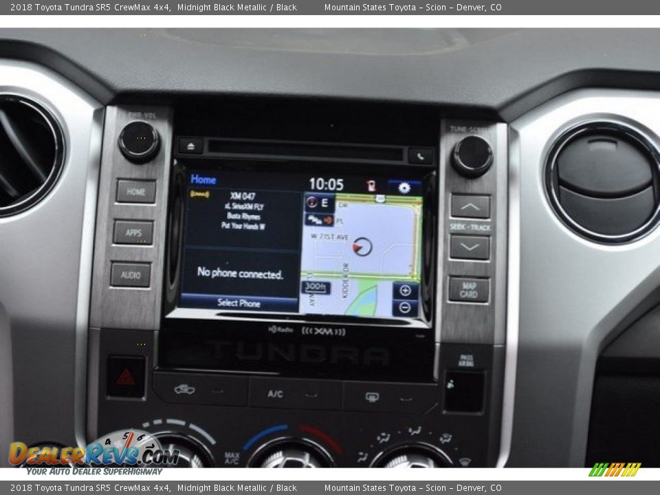 2018 Toyota Tundra SR5 CrewMax 4x4 Midnight Black Metallic / Black Photo #6