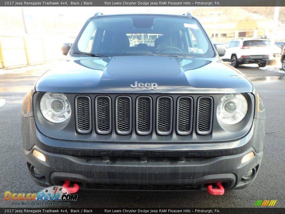 2017 Jeep Renegade Trailhawk 4x4 Black / Black Photo #8