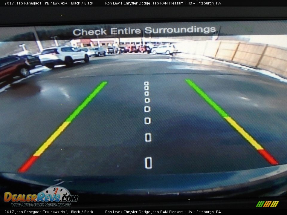 2017 Jeep Renegade Trailhawk 4x4 Black / Black Photo #17
