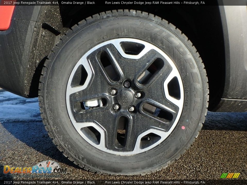 2017 Jeep Renegade Trailhawk 4x4 Omaha Orange / Black Photo #9