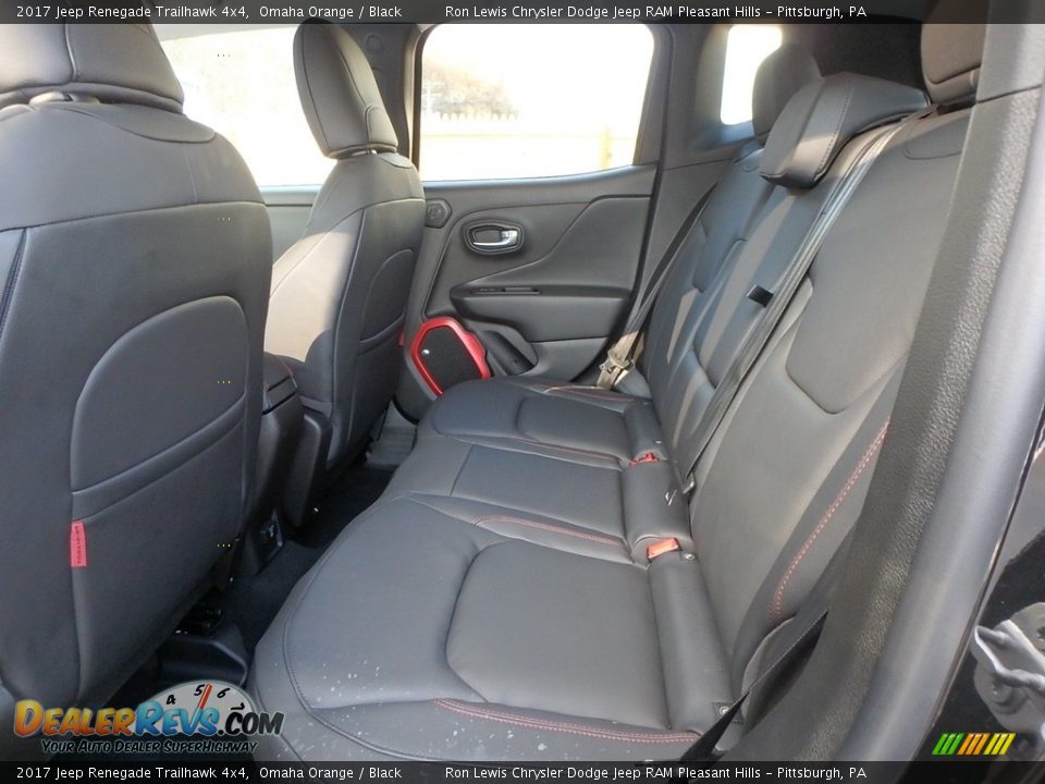 2017 Jeep Renegade Trailhawk 4x4 Omaha Orange / Black Photo #11