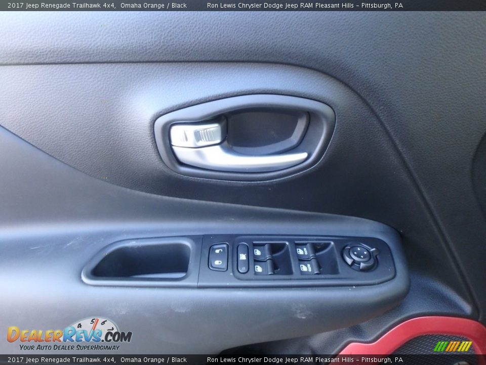 2017 Jeep Renegade Trailhawk 4x4 Omaha Orange / Black Photo #13