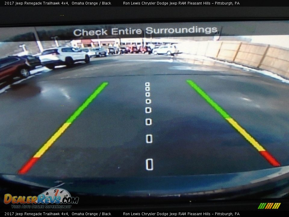 2017 Jeep Renegade Trailhawk 4x4 Omaha Orange / Black Photo #17
