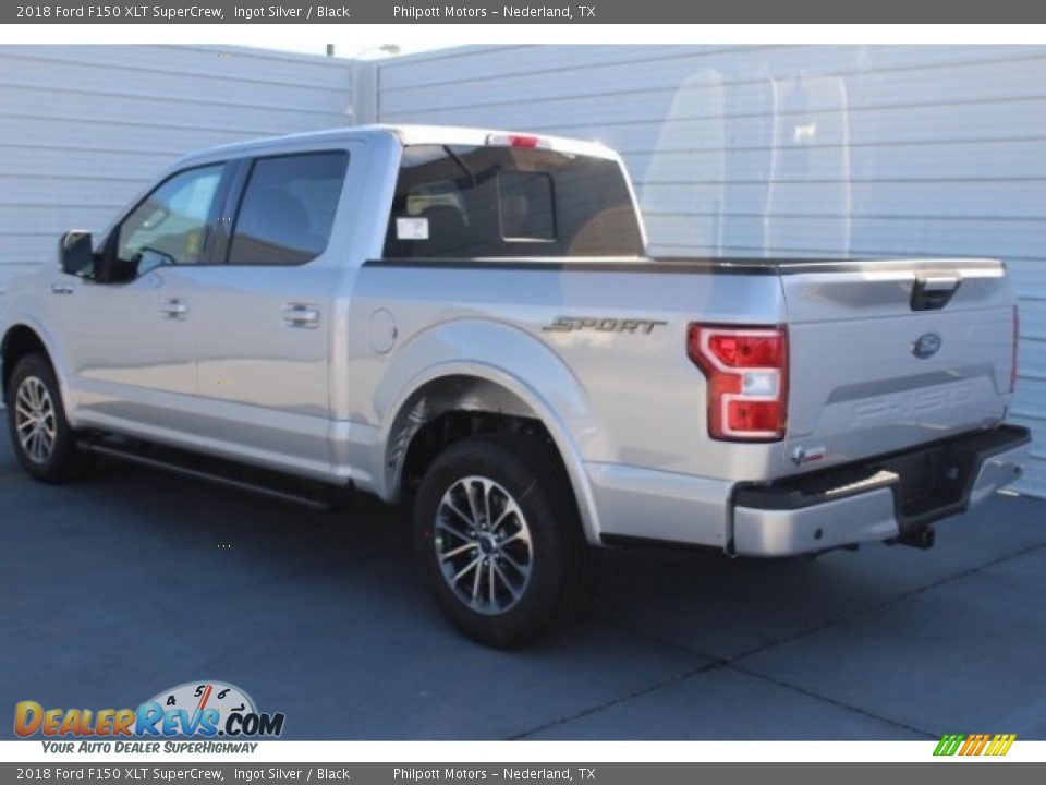 2018 Ford F150 XLT SuperCrew Ingot Silver / Black Photo #6