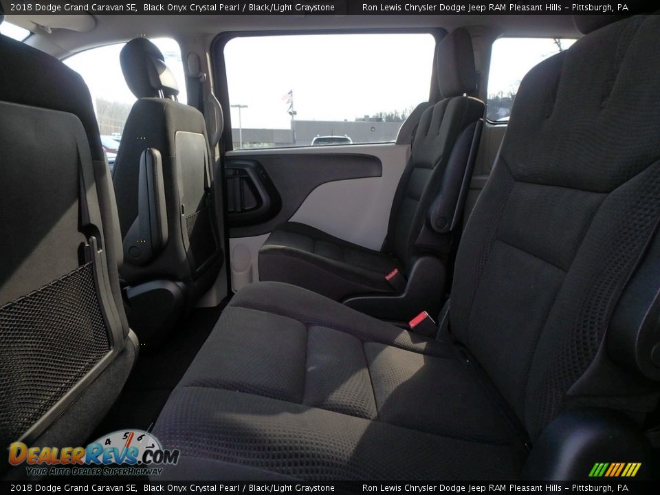 2018 Dodge Grand Caravan SE Black Onyx Crystal Pearl / Black/Light Graystone Photo #11