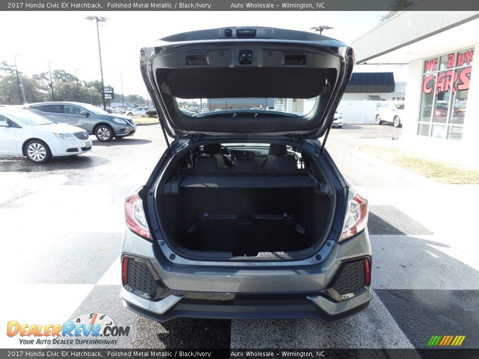 2017 Honda Civic EX Hatchback Polished Metal Metallic / Black/Ivory Photo #5