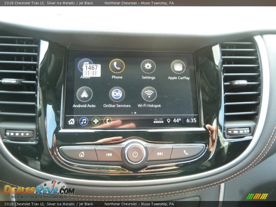 2018 Chevrolet Trax LS Silver Ice Metallic / Jet Black Photo #18