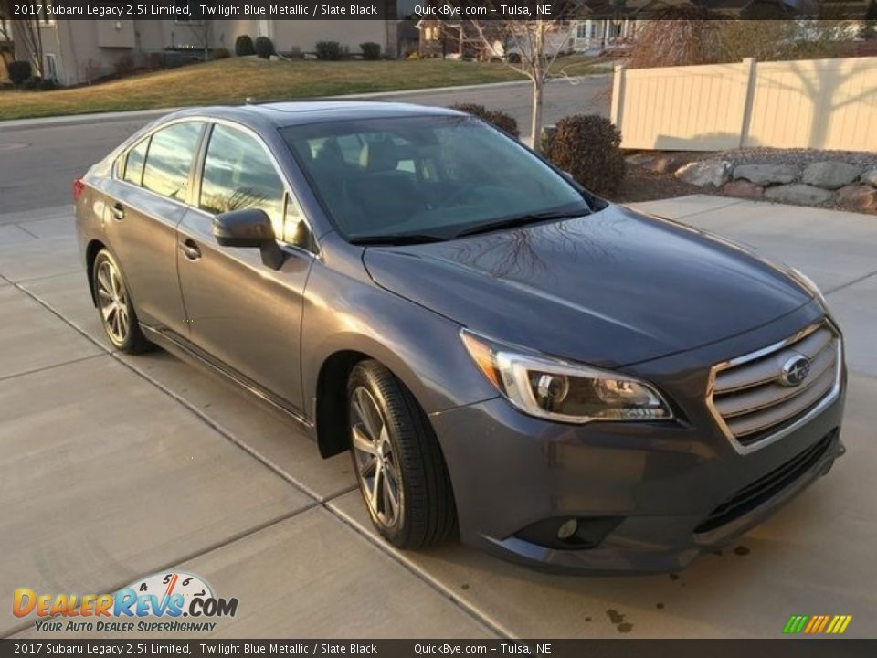 2017 Subaru Legacy 2.5i Limited Twilight Blue Metallic / Slate Black Photo #1