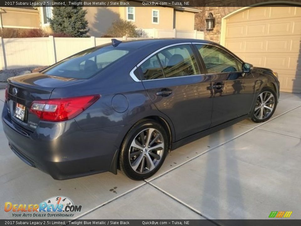 2017 Subaru Legacy 2.5i Limited Twilight Blue Metallic / Slate Black Photo #2