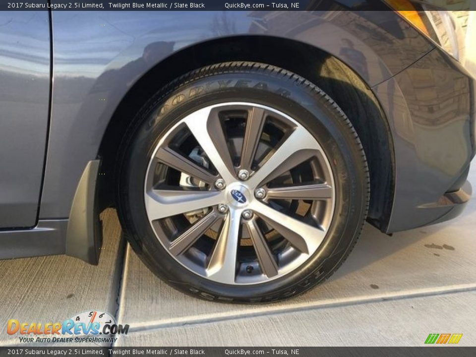 2017 Subaru Legacy 2.5i Limited Twilight Blue Metallic / Slate Black Photo #3