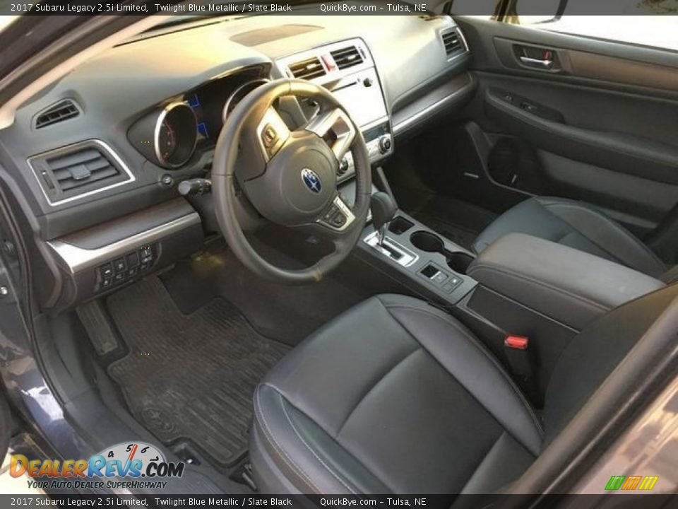 2017 Subaru Legacy 2.5i Limited Twilight Blue Metallic / Slate Black Photo #4