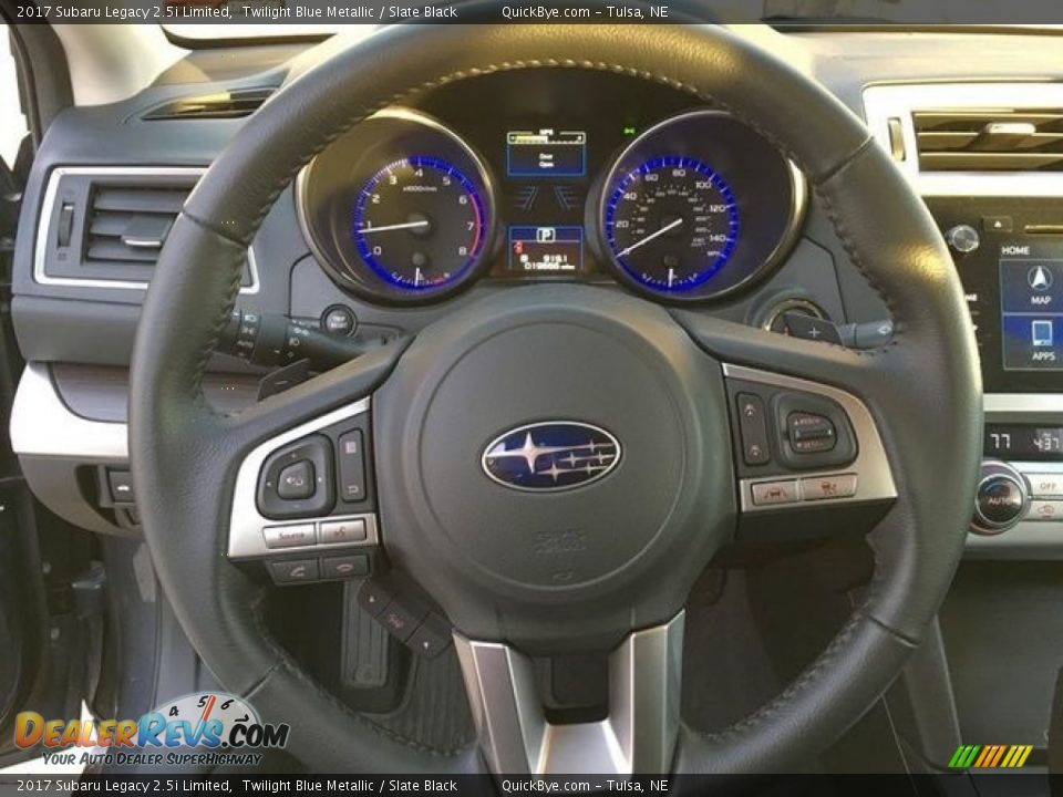 2017 Subaru Legacy 2.5i Limited Twilight Blue Metallic / Slate Black Photo #5