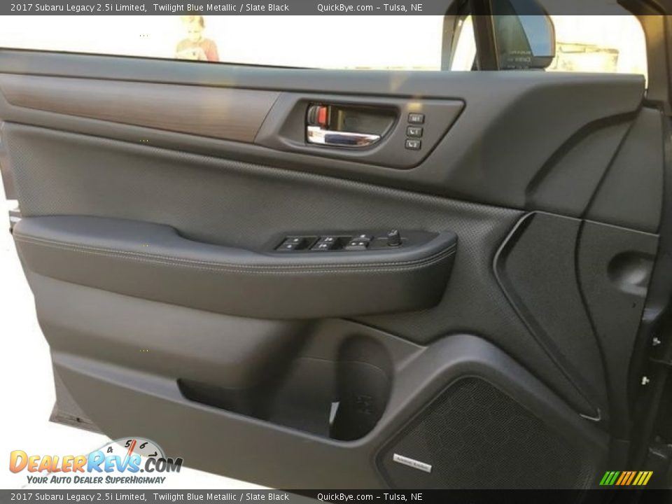 2017 Subaru Legacy 2.5i Limited Twilight Blue Metallic / Slate Black Photo #8
