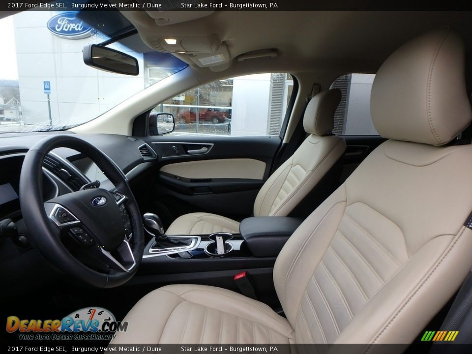 Front Seat of 2017 Ford Edge SEL Photo #10