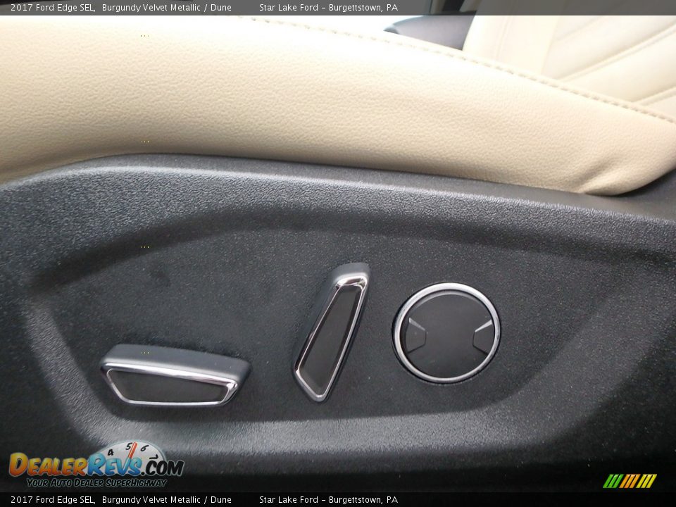 2017 Ford Edge SEL Burgundy Velvet Metallic / Dune Photo #15
