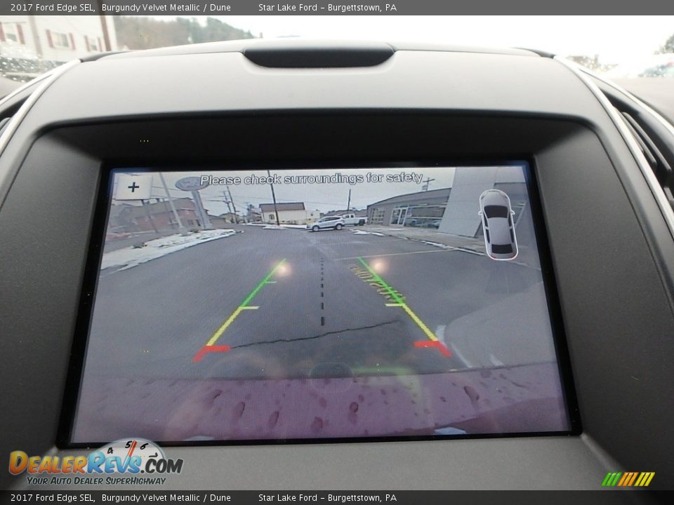 2017 Ford Edge SEL Burgundy Velvet Metallic / Dune Photo #17
