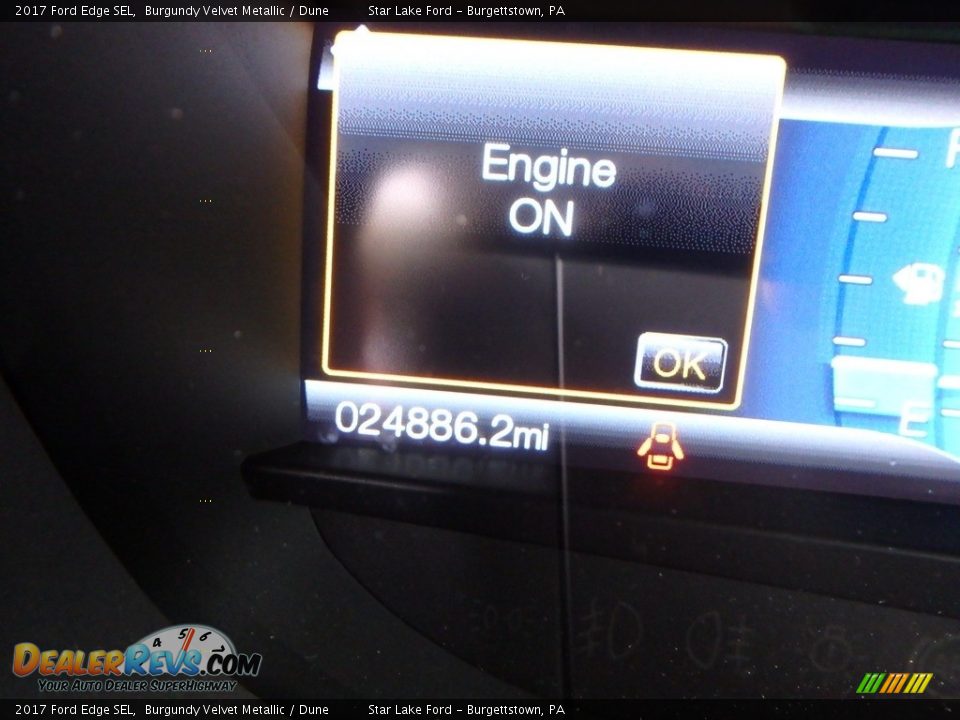 2017 Ford Edge SEL Burgundy Velvet Metallic / Dune Photo #20