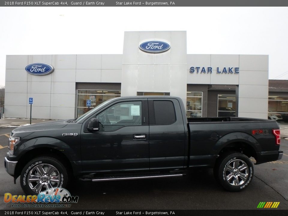 2018 Ford F150 XLT SuperCab 4x4 Guard / Earth Gray Photo #1
