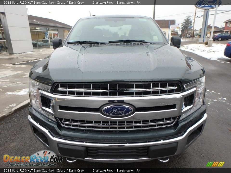 2018 Ford F150 XLT SuperCab 4x4 Guard / Earth Gray Photo #2
