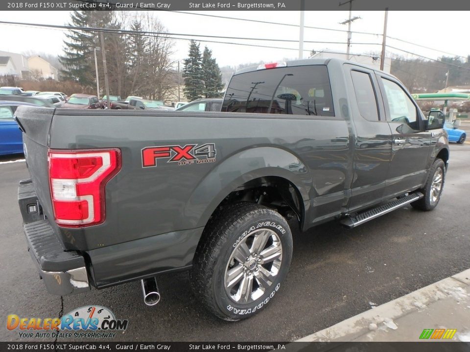 2018 Ford F150 XLT SuperCab 4x4 Guard / Earth Gray Photo #5