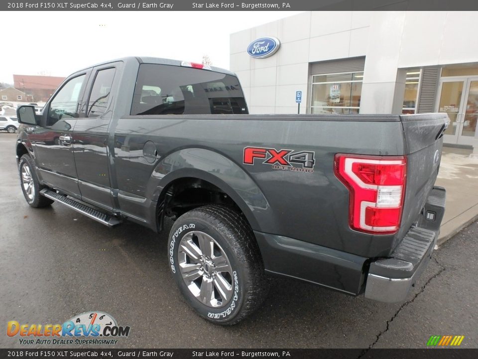 2018 Ford F150 XLT SuperCab 4x4 Guard / Earth Gray Photo #7