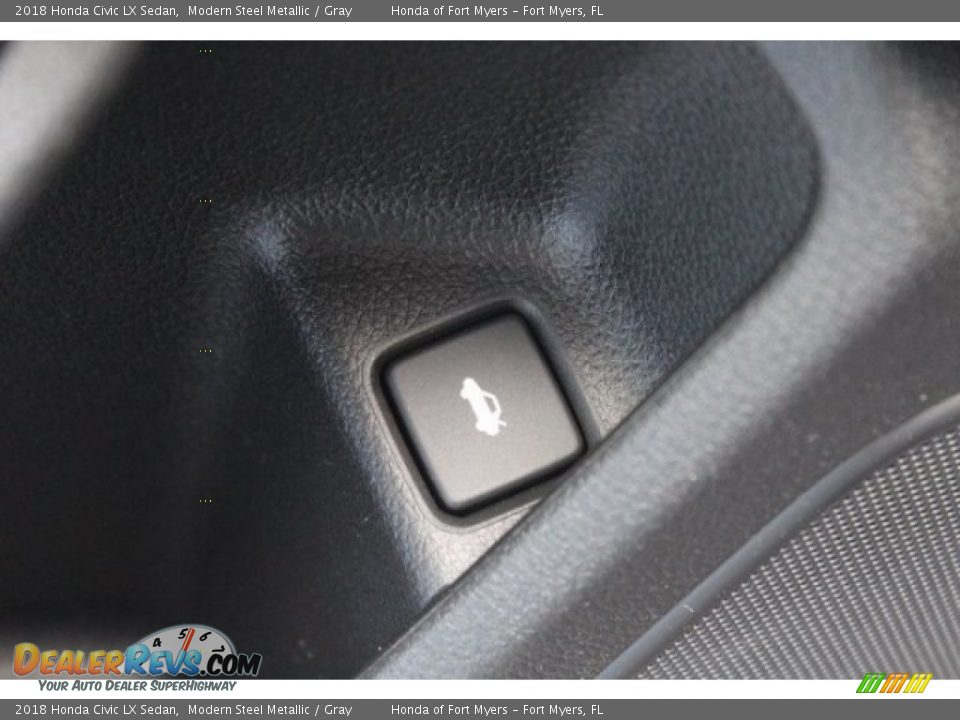2018 Honda Civic LX Sedan Modern Steel Metallic / Gray Photo #9