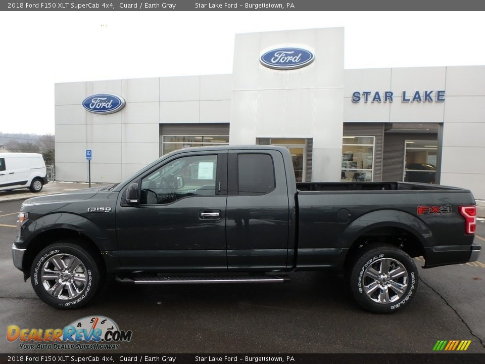 2018 Ford F150 XLT SuperCab 4x4 Guard / Earth Gray Photo #8