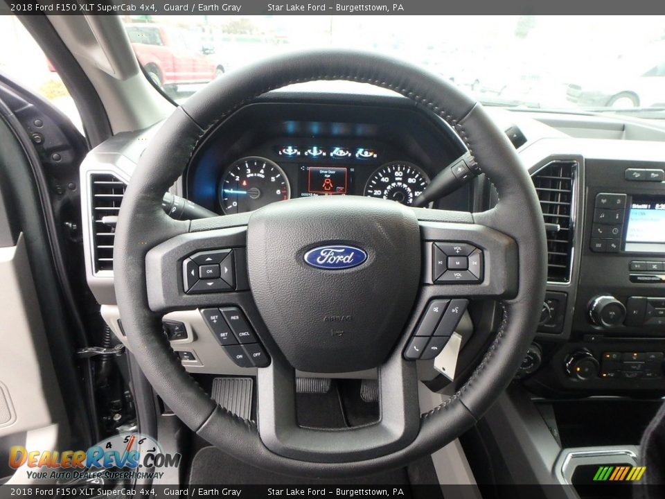 2018 Ford F150 XLT SuperCab 4x4 Steering Wheel Photo #16