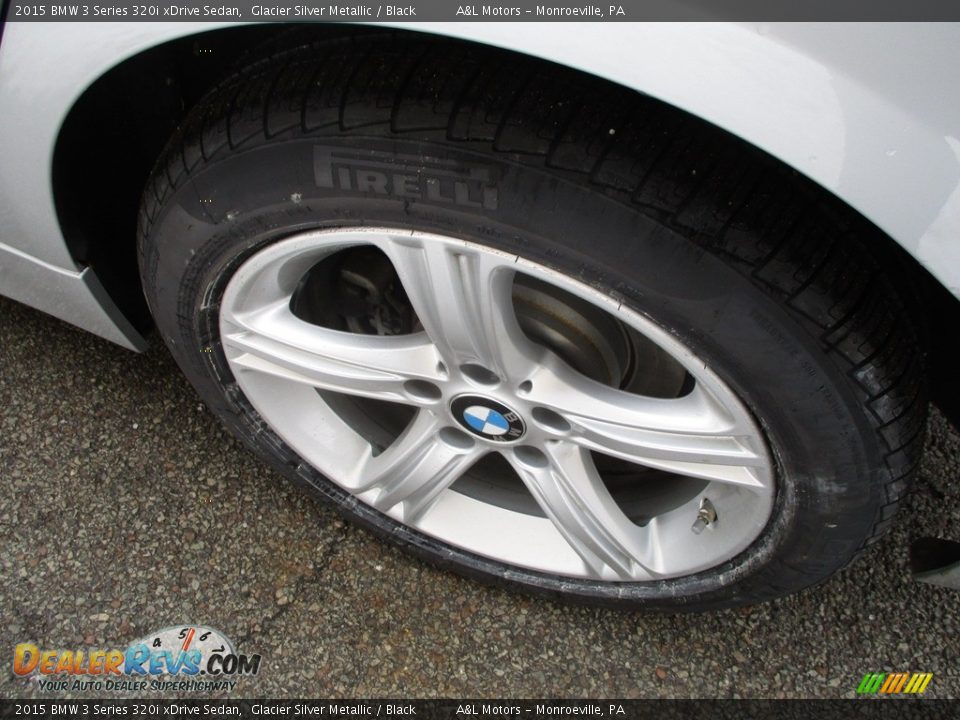 2015 BMW 3 Series 320i xDrive Sedan Glacier Silver Metallic / Black Photo #6