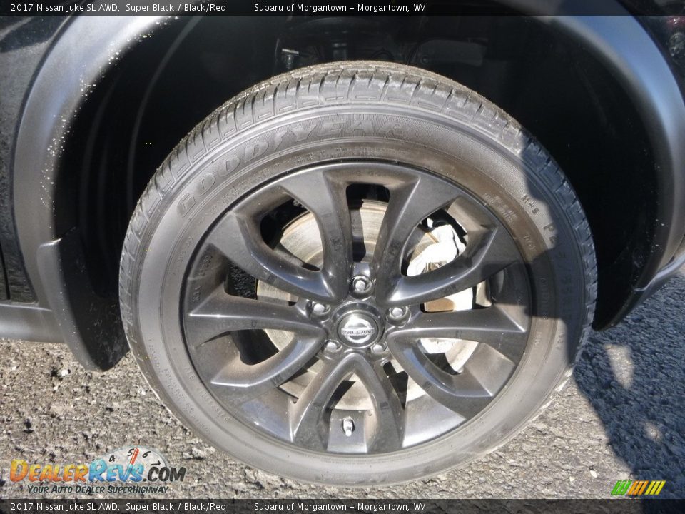 2017 Nissan Juke SL AWD Super Black / Black/Red Photo #2