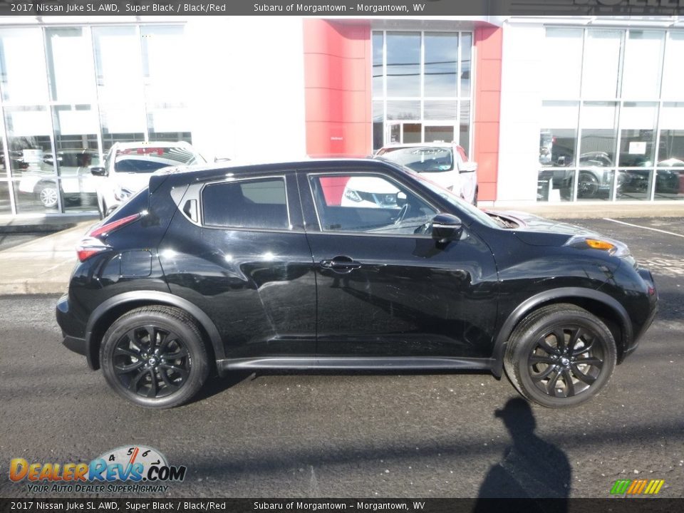 2017 Nissan Juke SL AWD Super Black / Black/Red Photo #3