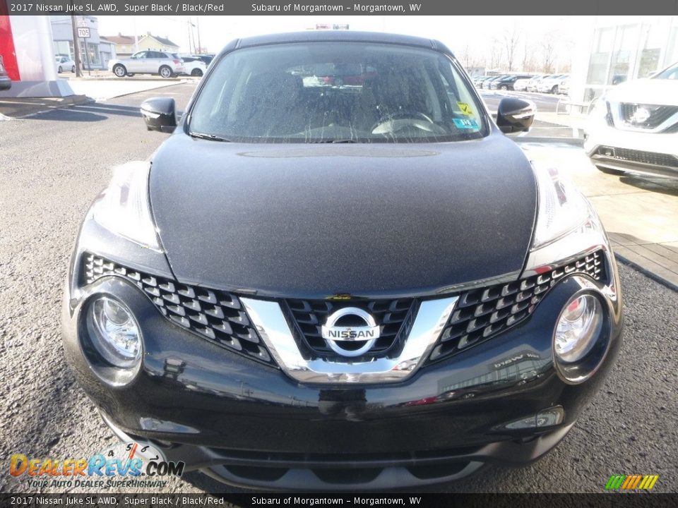 2017 Nissan Juke SL AWD Super Black / Black/Red Photo #9