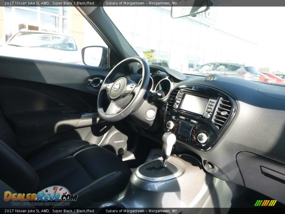 2017 Nissan Juke SL AWD Super Black / Black/Red Photo #11