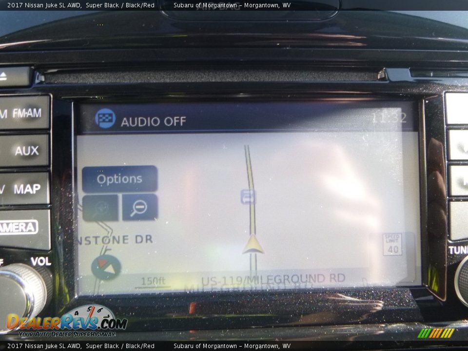 2017 Nissan Juke SL AWD Super Black / Black/Red Photo #17
