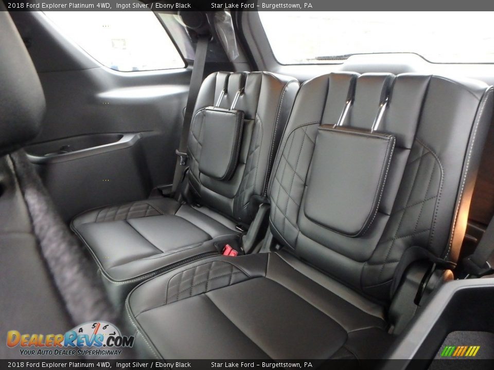 Rear Seat of 2018 Ford Explorer Platinum 4WD Photo #11
