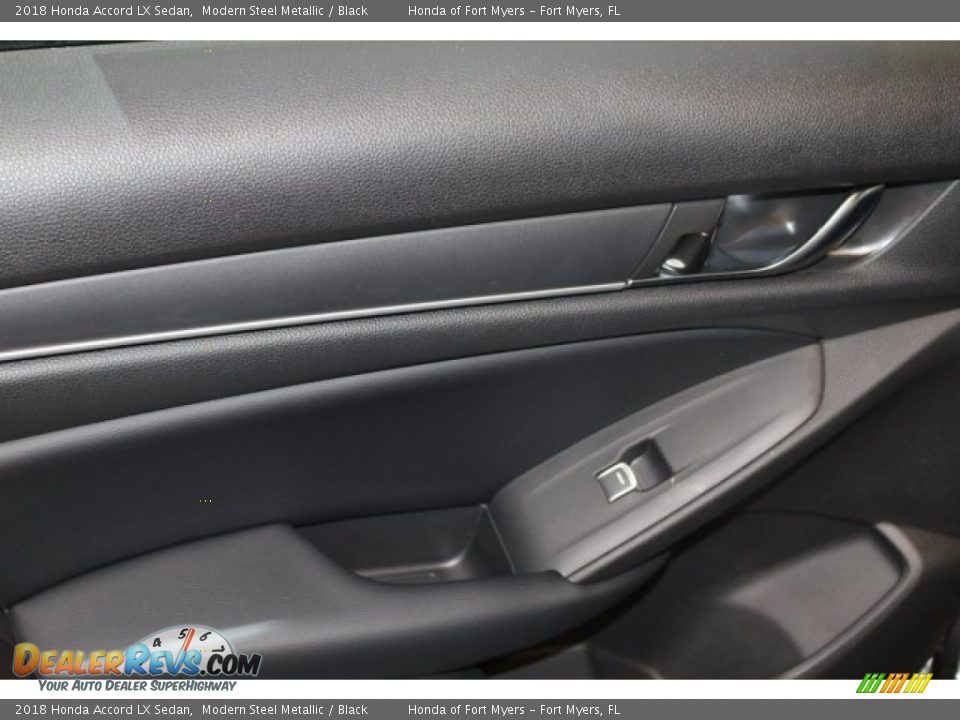 2018 Honda Accord LX Sedan Modern Steel Metallic / Black Photo #27