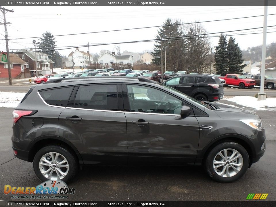 2018 Ford Escape SEL 4WD Magnetic / Charcoal Black Photo #4